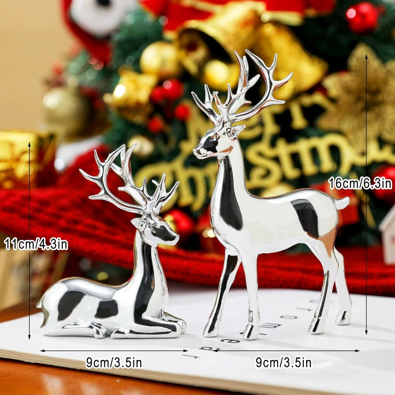 Deer & Fawn Sculptures