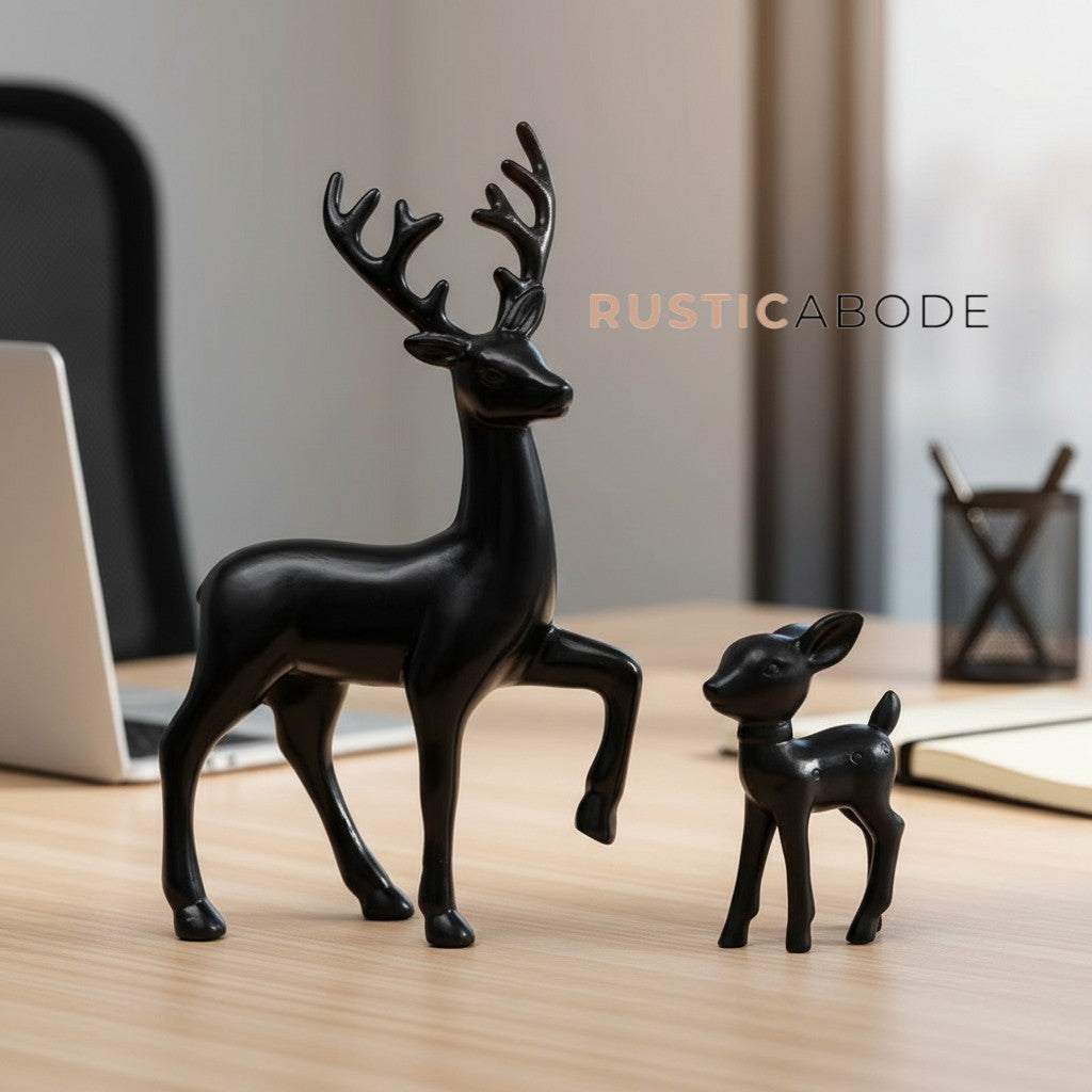 Deer & Fawn Sculptures