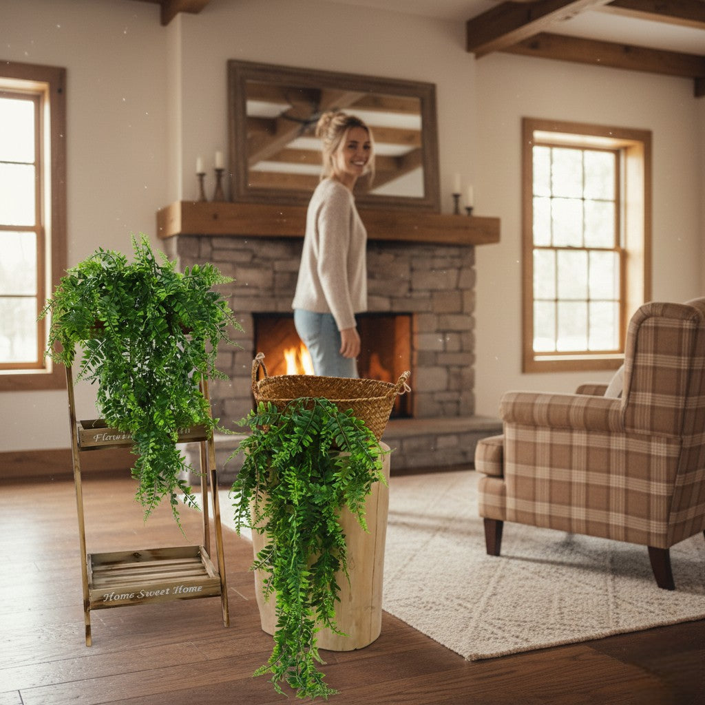 Hanging Faux Greenery