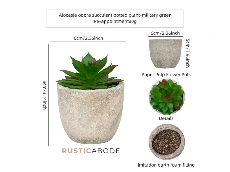 Mini Faux Succulent Set