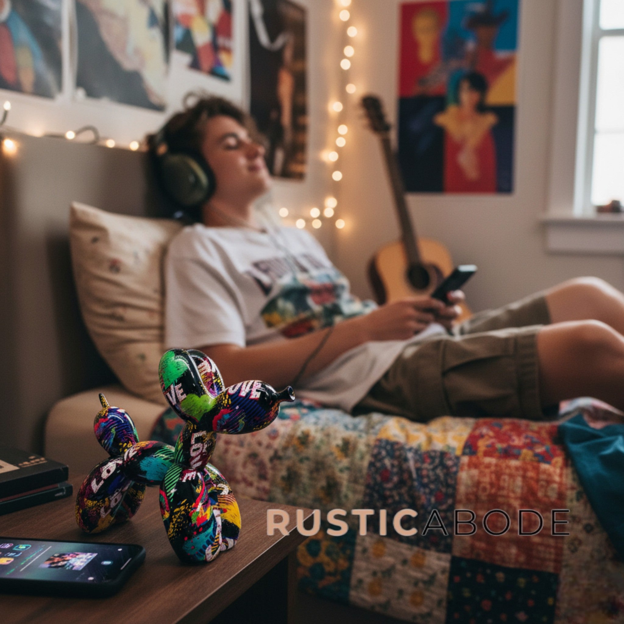 Resin LOVE Balloon Dog Ornament