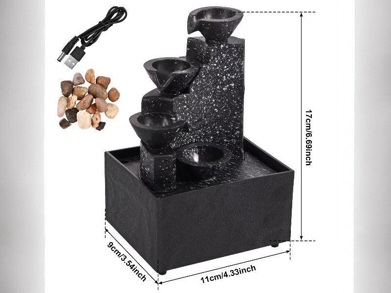 Tabletop Waterfall Fountain