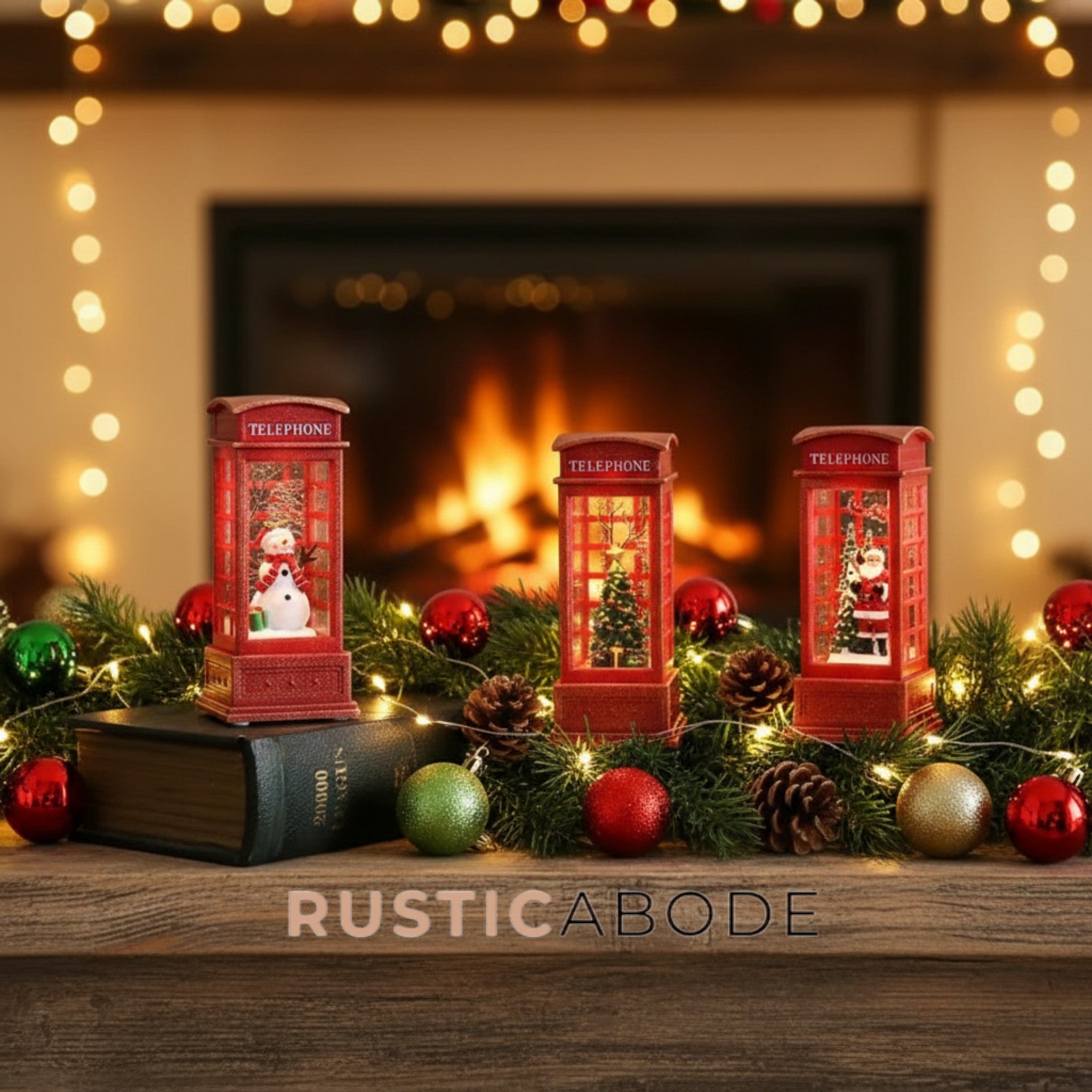 Christmas Telephone Booth