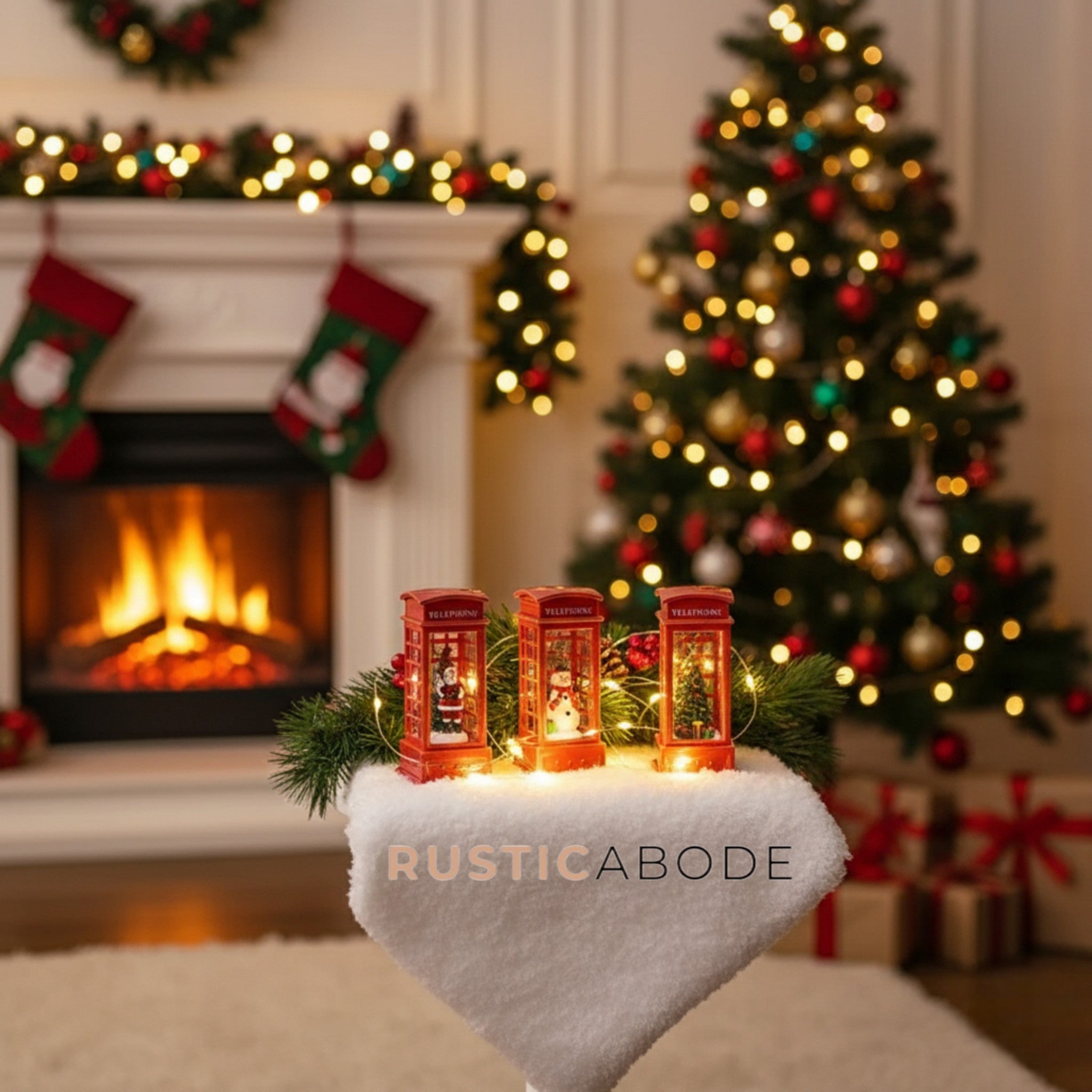 Christmas Telephone Booth