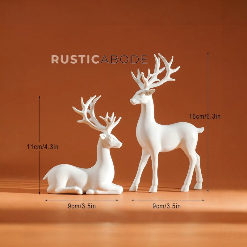 Deer & Fawn Sculptures