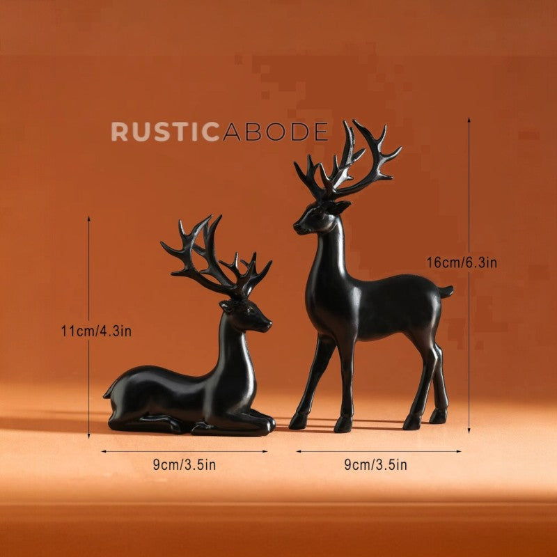 Deer & Fawn Sculptures