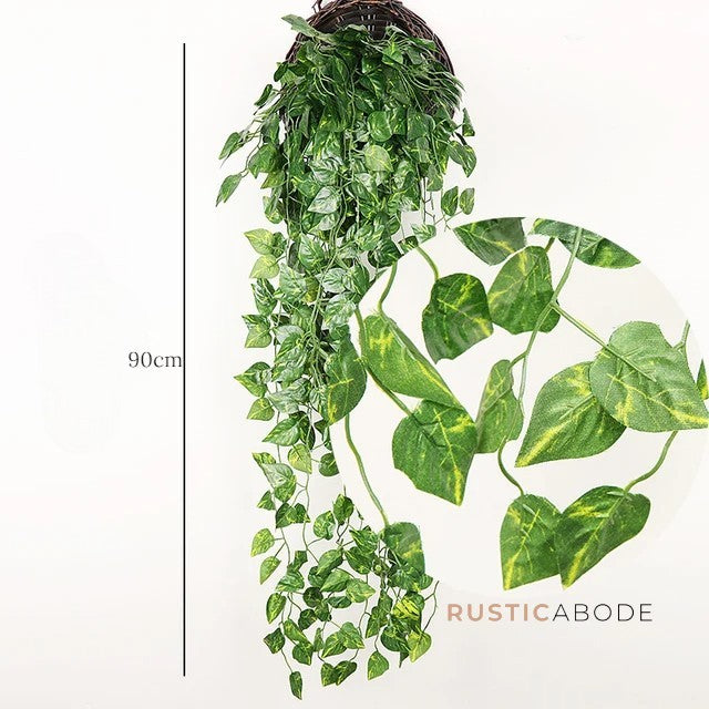 Hanging Faux Greenery