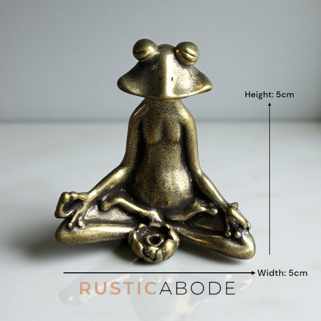 Mini Zen Frog Ornament