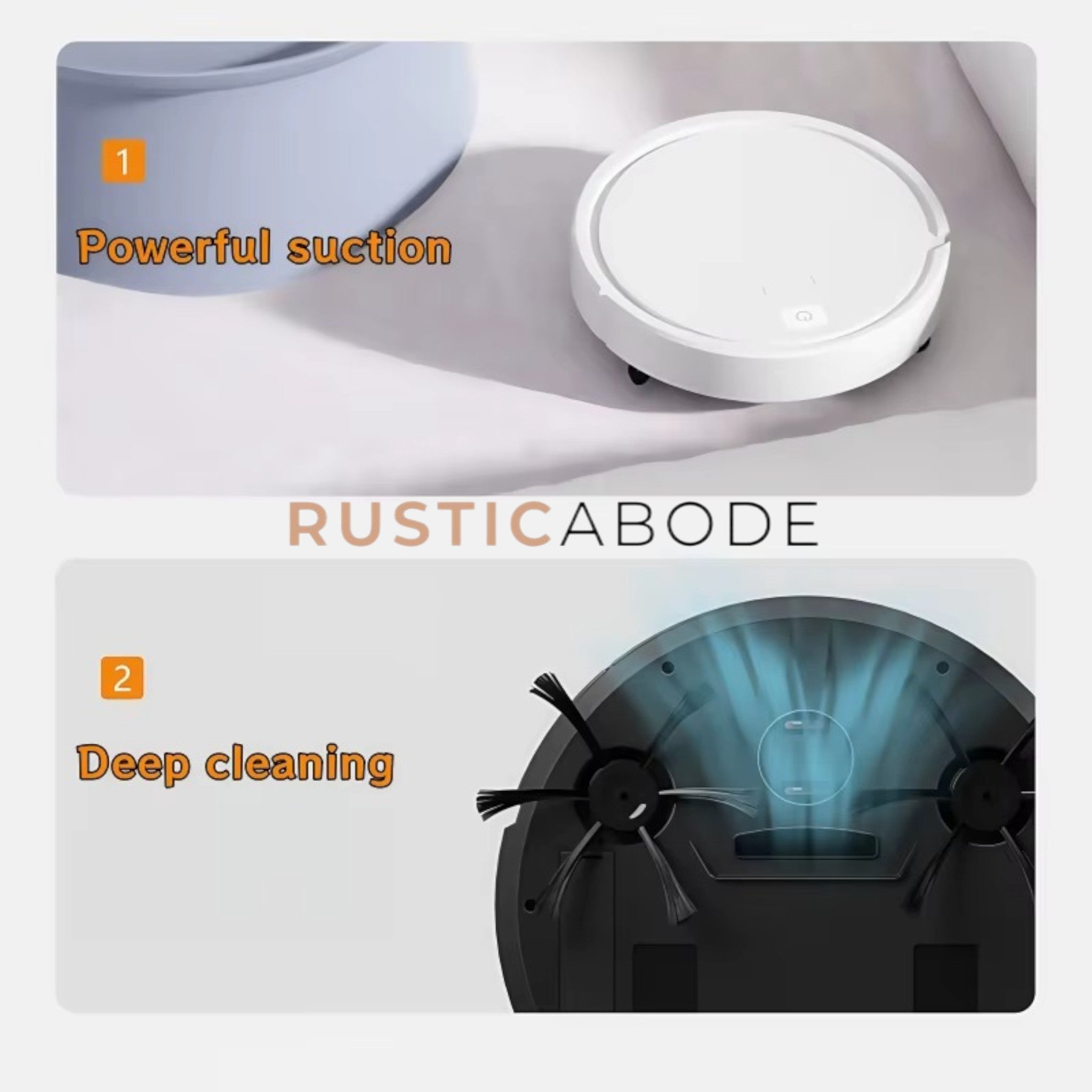 Ultra-Thin 3-in-1 Robot Vacuum & Mop